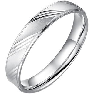 925纯银戒指男士单身个性闭口磨砂尾戒女款食指高级感潮素圈刻字