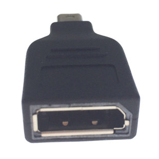 minidp转dp转接头笔记本电脑雷电口迷你Displayport公转大DP母插