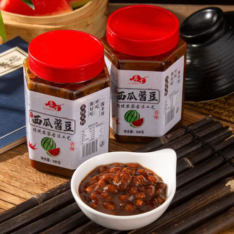 家乡特产河南正宗西瓜酱豆纯手工黄豆酱夹馍下饭美味豆制品新鲜