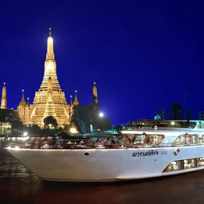 [湄南河游船-大珍珠号船票]曼谷湄南河夜游 优先甲板