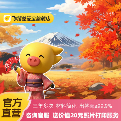 飞猪官方日本三年签证上海