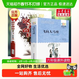 汉字奇兵+飞向人马座 张之路著四五六年级课外书阅读小学生