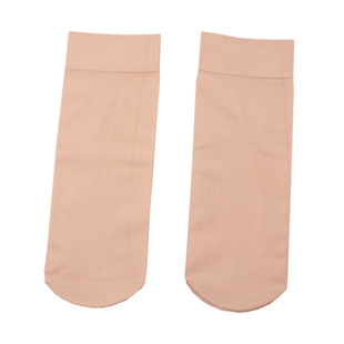 厚天鹅绒女松口丝袜秋冬孕妇宽口短袜老年人耐磨防勾男大红袜子