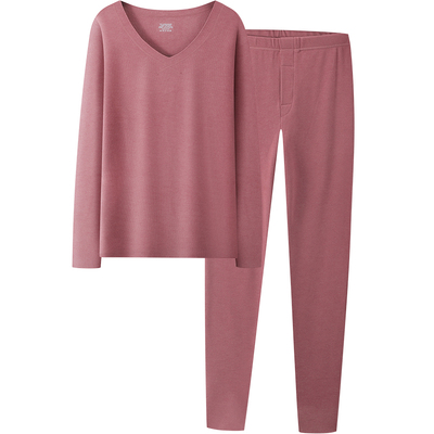 德容无痕保暖内衣男士双面磨毛