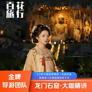 『人工讲解』洛阳龙门石窟2小时导游精讲·配发扩音无线耳麦