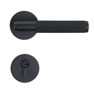 汉顿真金电镀北欧风静音木门锁