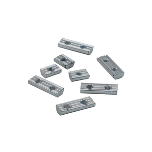 欧标铝型材T型滑块螺母单双孔加长螺母条PTNM4/M5工业铝型材配件