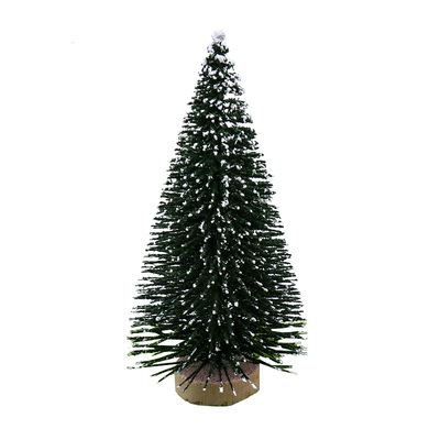 圣诞树塔形雪松树八字松DIY建筑沙盘模型材料场景制作白色铁丝树