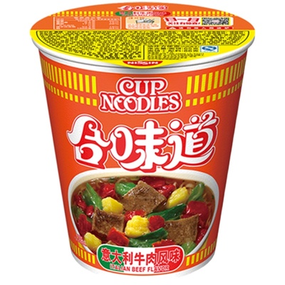 日清意大利牛肉风味即食方便面