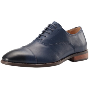 真皮商务正装皮鞋男鞋秋季45英伦尖头三接头牛津鞋35大码36小码37