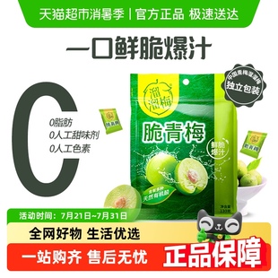 溜溜梅優選裝 脆青梅青口梅脆梅休閑零食話梅辦公小吃蜜餞獨立包裝