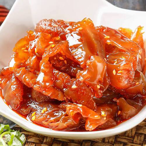 海蜇头即食野生正宗海蜇头凉拌菜特级脆爽肉厚商用酒店同款批发