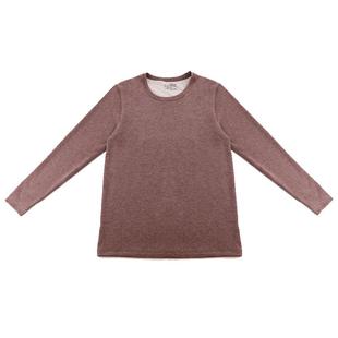 冠得男士羽绒蚕丝圆领冬季保暖内穿单件上衣秋天秋衣秋裤加厚内衣