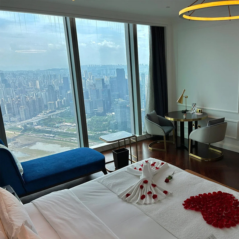 重庆丽晶JW尼依康莱德莱佛士悦榕庄酒店代预订1晚特惠套餐含双早