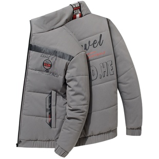 冬季新款男士加厚保暖棉衣外套常规休闲立领棉袄韩版潮流青年棉服