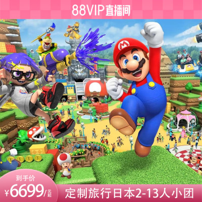 【88VIP送签证】日本私人定制7日东京大阪环球迪士尼2-13人小团