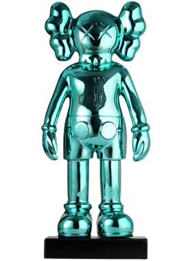 大雕塑售楼处样板玻璃钢kaws摆件