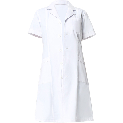 短袖修身夏季药店医师护士白大褂