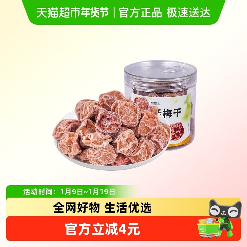 佳宝酸甜话梅干105g 青梅干休闲蜜饯零食果干酸梅话梅干