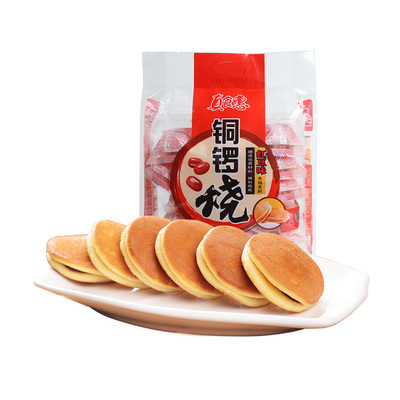 盼盼铜锣烧红豆味早餐糕点