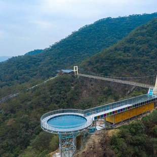 [牛鱼嘴风景区-大门票+玻璃桥票]清远牛鱼嘴玻璃桥魔毯天镜套票