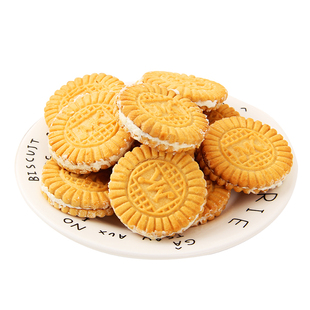 美京夹心饼干小零食小包装无糖精食品儿童孕妇糖尿人网红零食爆款