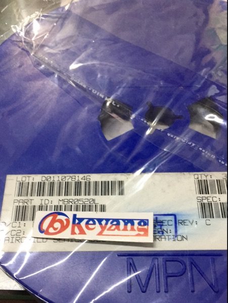 MBR0520 SOD-123 丝印Z52 肖特二极管