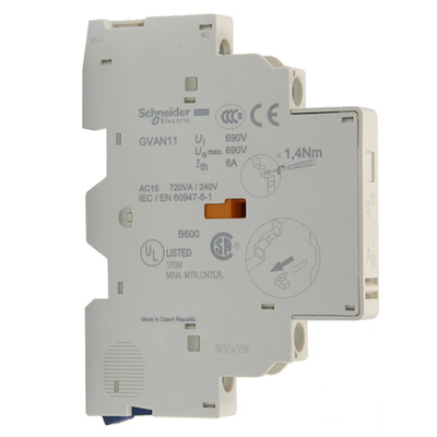 正品施耐德马达断路器辅助触头