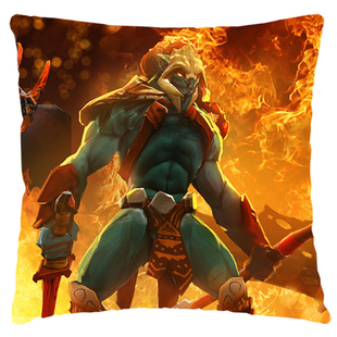 dota2周边 刀塔饰品钥匙装备信使英雄抱枕 哈斯卡 神灵武士