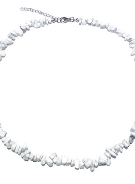 王一博跨年演唱同款白色男女项链