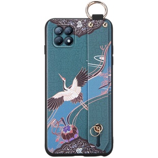 适用opporeno4se手机壳如意reno4腕带保护reno4pro硅胶套oppo斜挎挂绳5G全包PEAM00防摔ren0软opop女PDP新款4