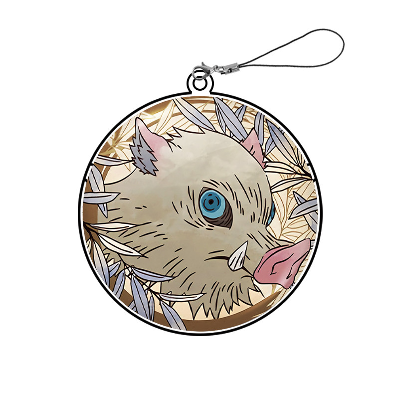 吧唧徽章挂绳透明圆形保护套适合58MM75MM谷子收纳套动漫周边