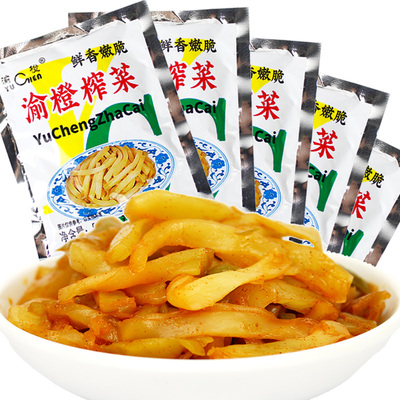重庆涪陵产榨菜丝下饭菜咸菜小包装榨菜整箱批发开味菜直发爽口