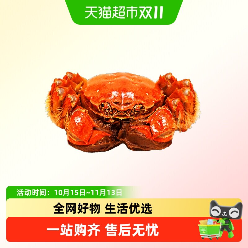 【活蟹】阳澄格调大闸蟹公母蟹鲜活螃蟹湖蟹现货水产礼盒海鲜礼盒