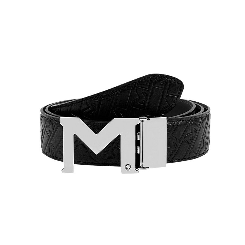 万宝龙MONTBLANC男M形牛皮革