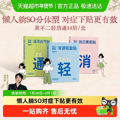 真不二轻通消彩虹贴艾灸贴