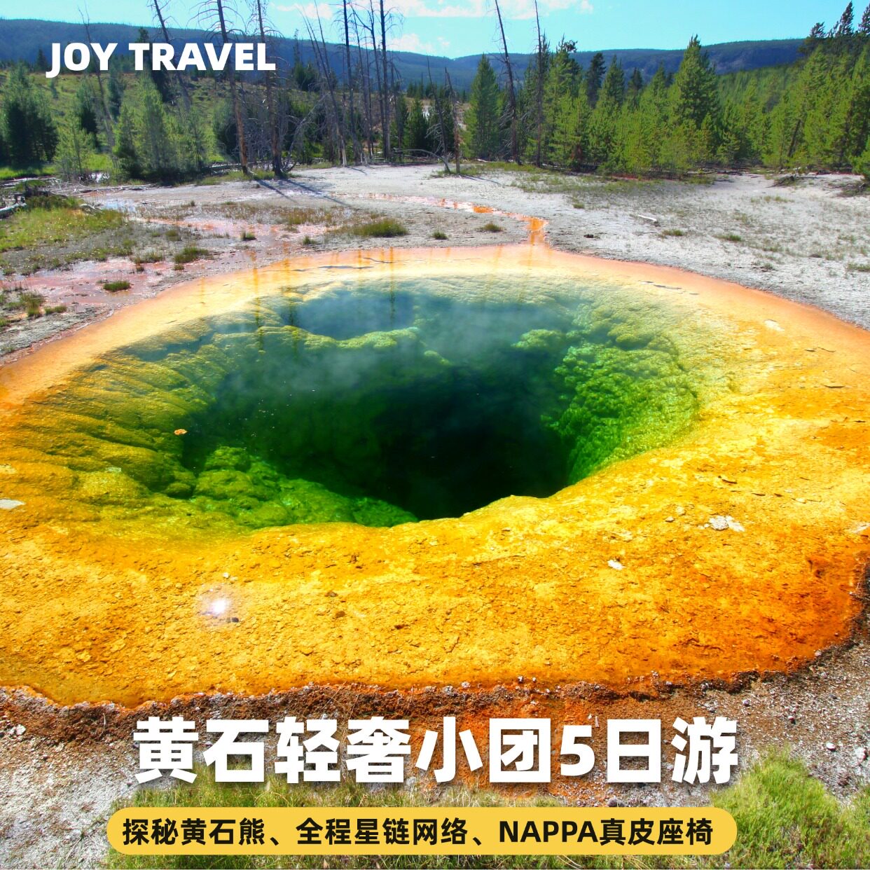 【618大促 13人轻奢小团 盐湖城接送机】黄石大提顿5天4晚跟团游