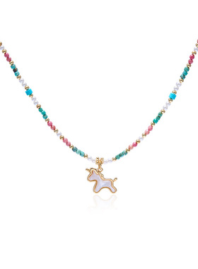 Idokawa本命马生肖珍珠项链女