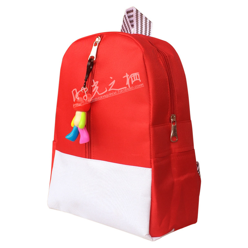 幼儿园小学生书包订制广告男女童辅导培训班礼品双肩背包定做logo