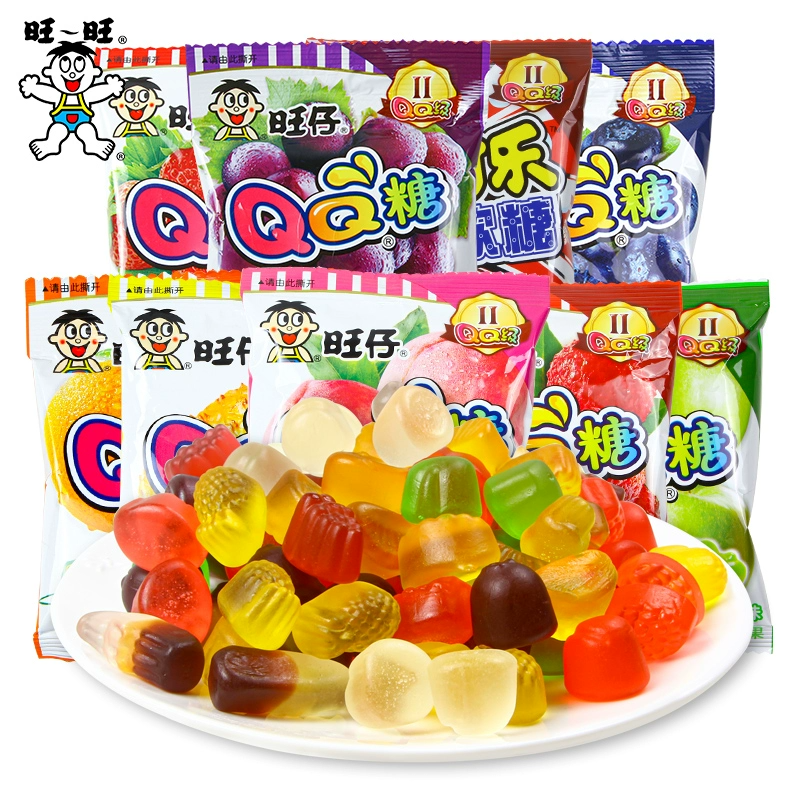 25年新货旺仔QQ糖20g袋装水果味果汁软糖儿童糖果
