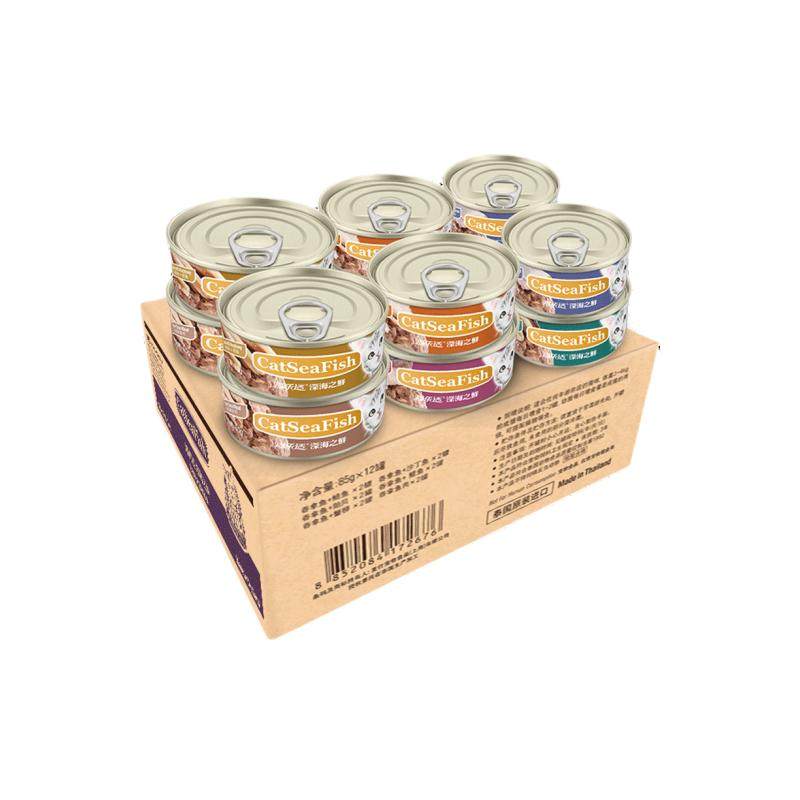 猫乐适深海之鲜猫罐头乐味多成幼全阶猫湿粮罐头85g*24罐口味,宠物/宠物食品及用品,猫全价湿粮/主食罐,淘宝优惠券,粉丝福利购,淘宝优惠卷