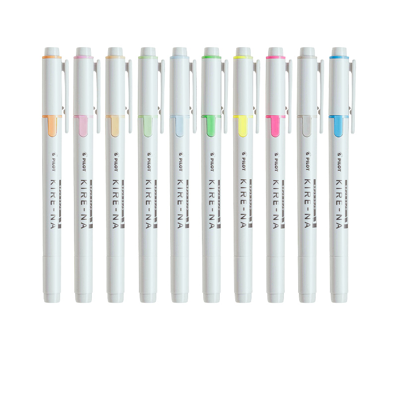 PILOT百乐SKIW双头速干荧光笔