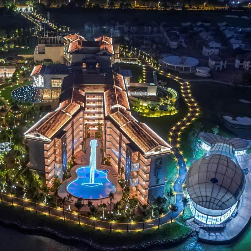 亲子温泉度假:琼海官塘假日酒店2天1晚打卡熊猫主题乐园享温泉