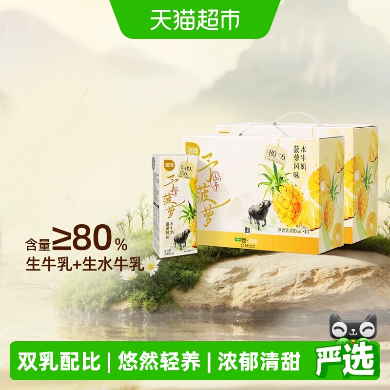 百菲酪菠萝风味水牛奶