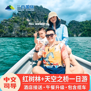 兰卡威红树林一日游丹绒鲁地质公园蝙蝠洞天空之桥含缆车马来西亚