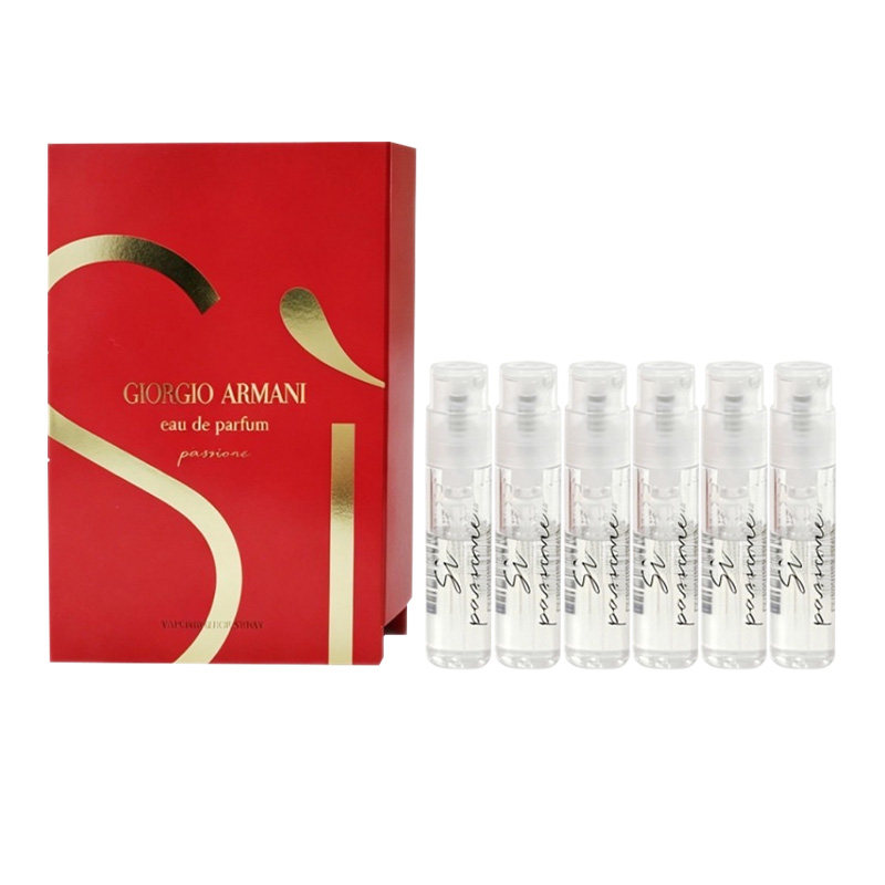 【自营】阿玛尼迷情挚爱女士香水便携小样试管花香调持久1.2ml*6