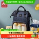 妈咪妈妈母婴背包2024新款 手提双肩大容量外出轻便斜挎多功能帆布