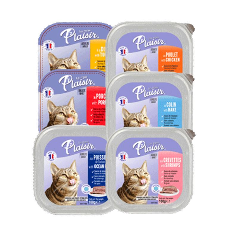 【自营】法国普莱喜肉酱系列主食猫餐盒100g*12盒26年5月【临期】
