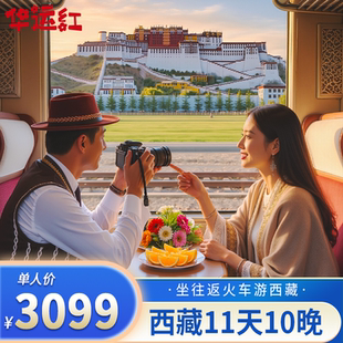【万人游西藏】含往返火车/酒店/餐食/导游11日旅游专列跟团游