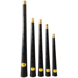 燕京唢呐杆子乐器乌木黑檀木平均孔不定调二喇叭花梨木大中小杆子